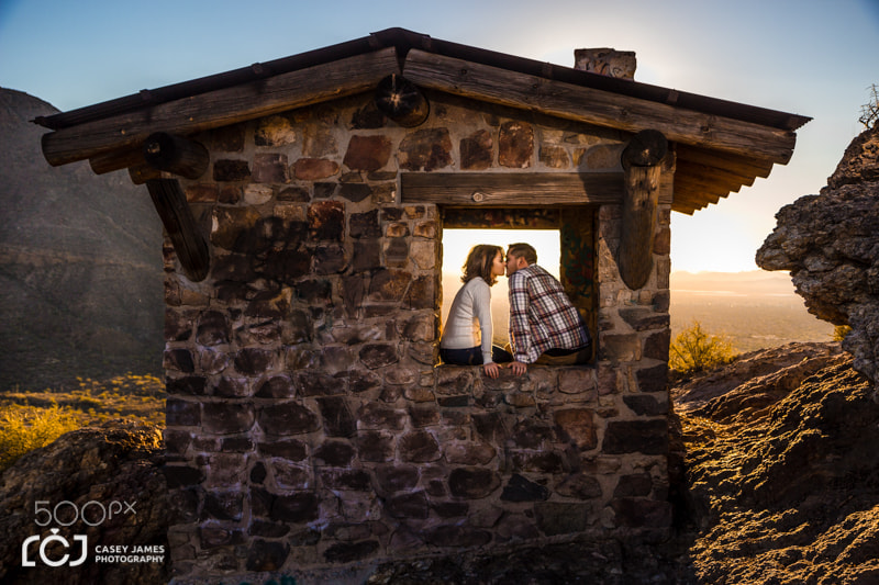 Canon EF-S 17-55mm F2.8 IS USM sample photo. Gates pass engagement session tucson az photography