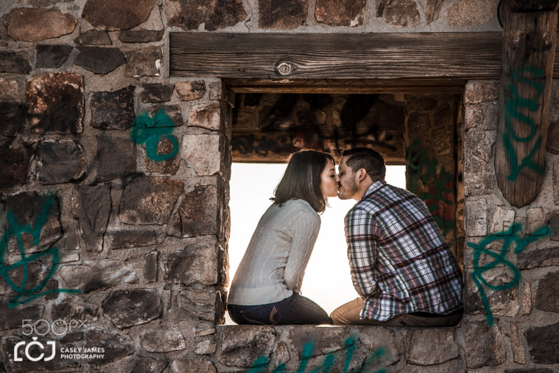 Canon EF-S 17-55mm F2.8 IS USM sample photo. Gates pass engagement session tucson az photography