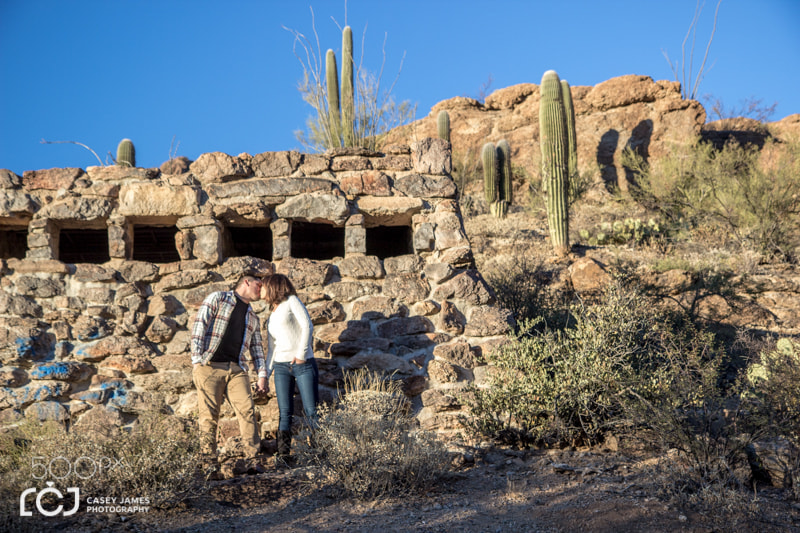 Canon EF-S 17-55mm F2.8 IS USM sample photo. Gates pass engagement session tucson az photography