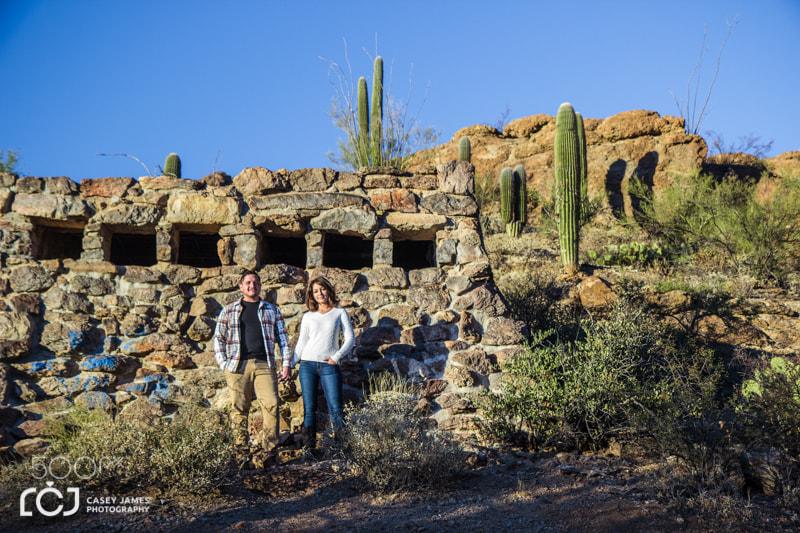 Canon EF-S 17-55mm F2.8 IS USM sample photo. Gates pass engagement session tucson az photography