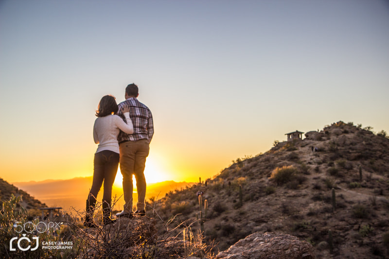 Canon EF-S 17-55mm F2.8 IS USM sample photo. Gates pass engagement session tucson az photography