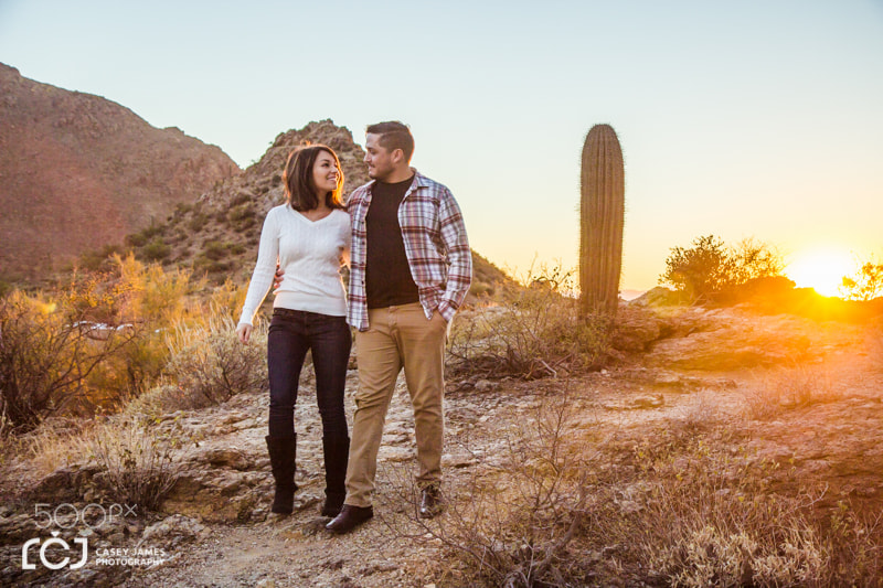 Canon EOS 600D (Rebel EOS T3i / EOS Kiss X5) + Canon EF-S 17-55mm F2.8 IS USM sample photo. Gates pass engagement session tucson az photography