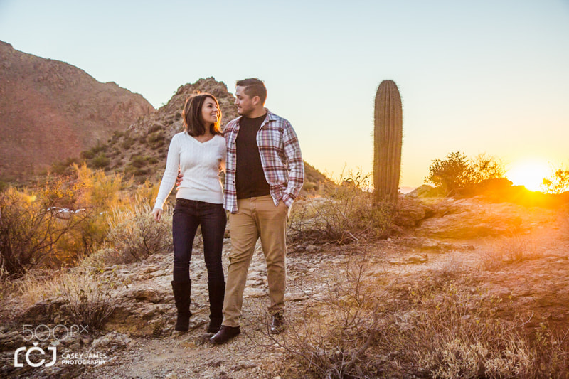 Canon EF-S 17-55mm F2.8 IS USM sample photo. Gates pass engagement session tucson az photography
