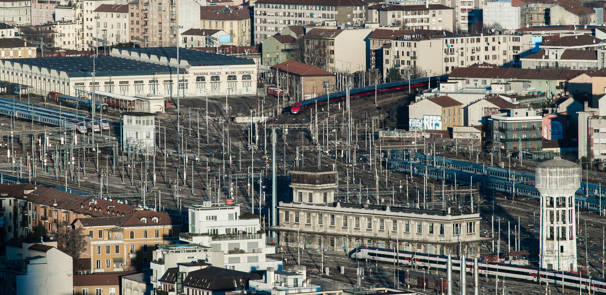 Nikon Df sample photo. Trains photography