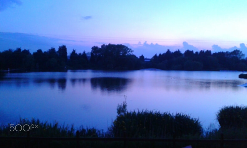 Samsung Galaxy Ace Style sample photo. Sunset over a lake photography