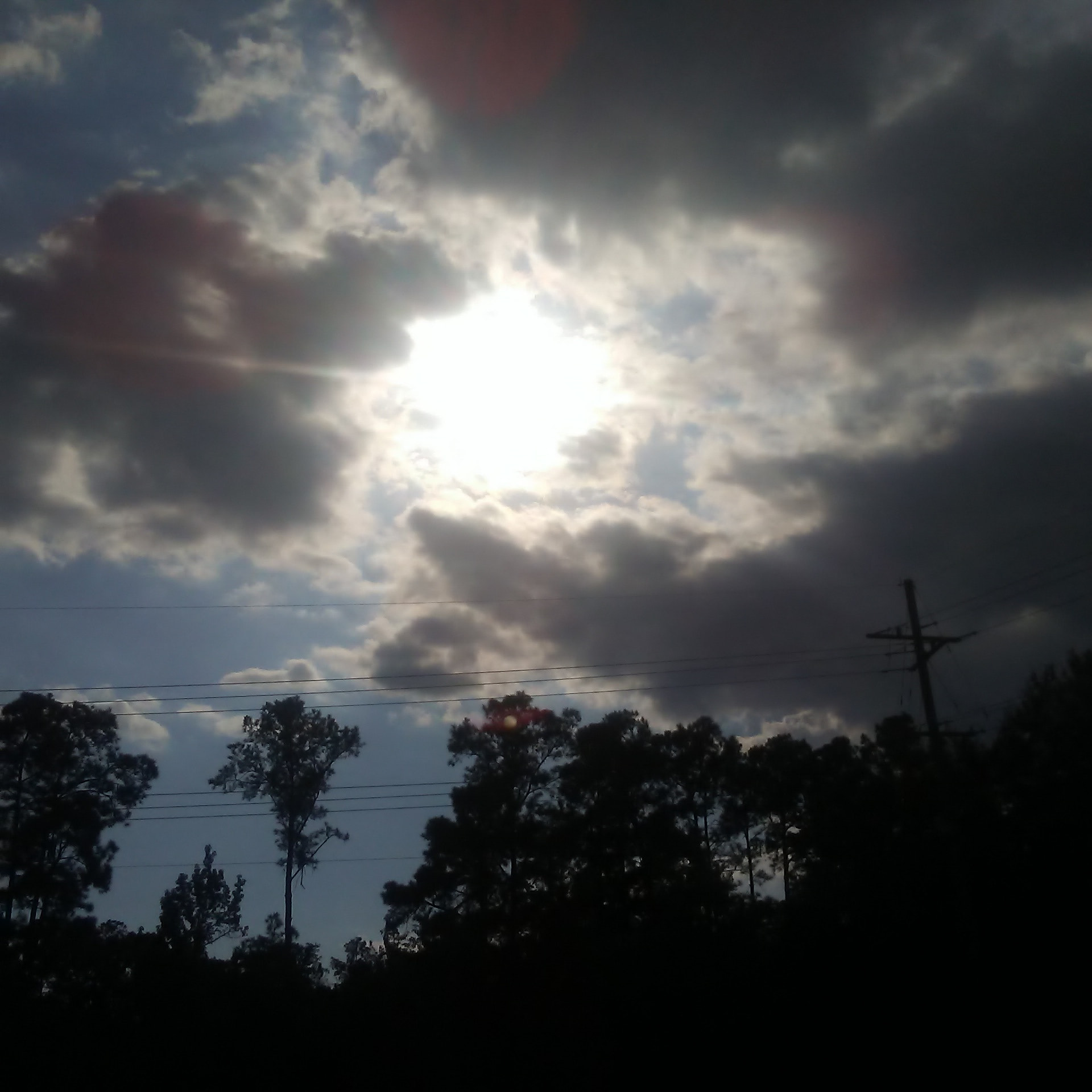 LG K3 sample photo. Sun through the clouds photography