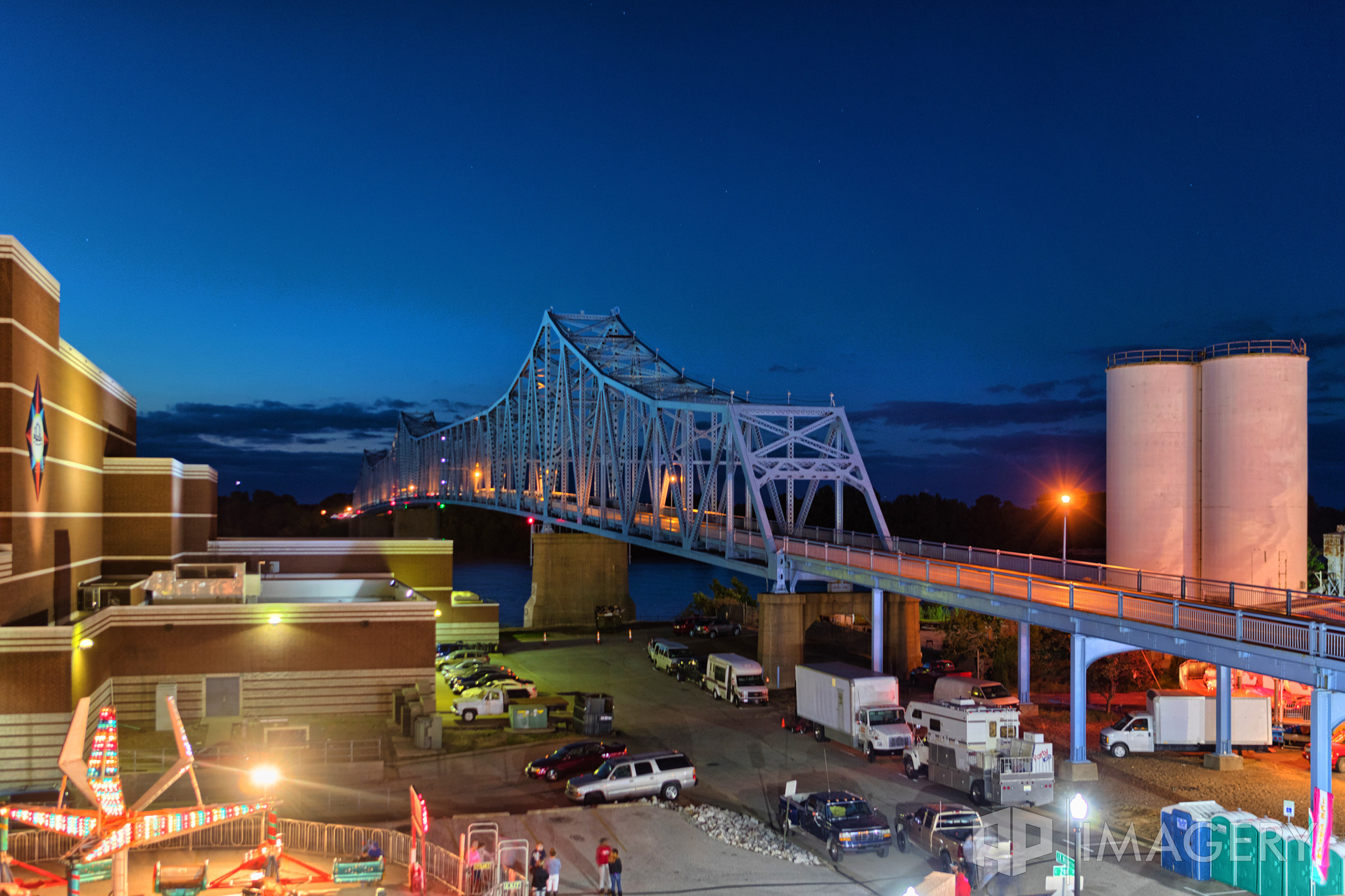 Canon EOS 5DS sample photo. Bbqfest 2016 - bridge view at night photography