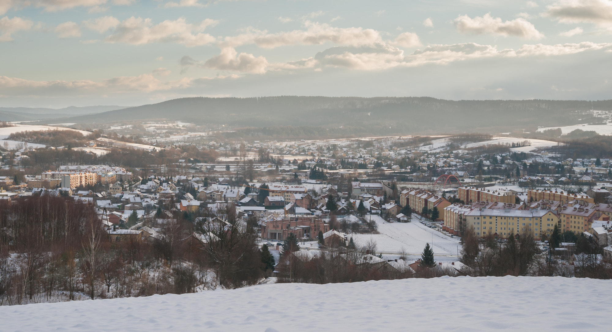 Nikon D700 sample photo. My city in winter scenery photography