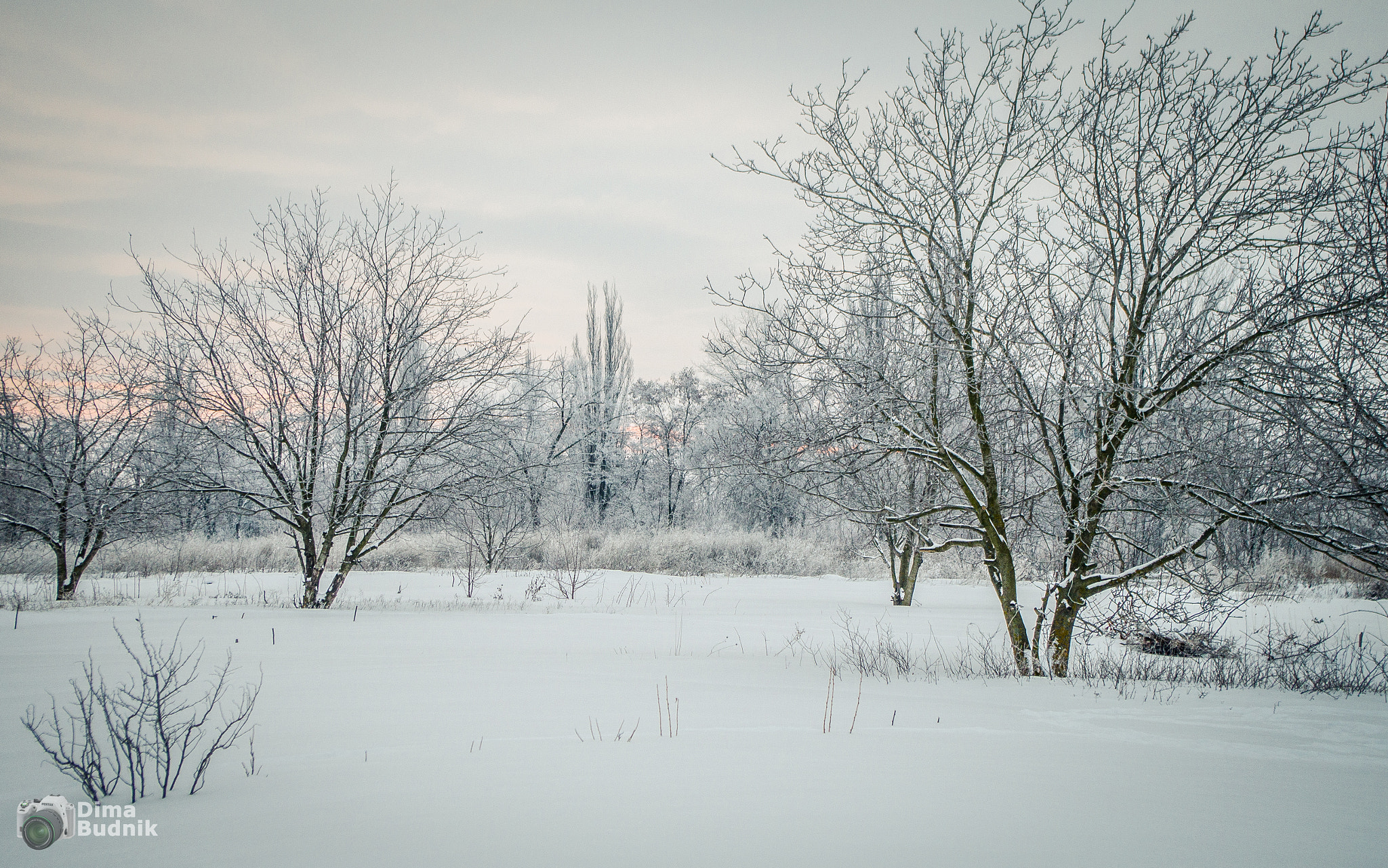 Pentax smc DA 18-55mm F3.5-5.6 AL WR sample photo. Winter landscape photography