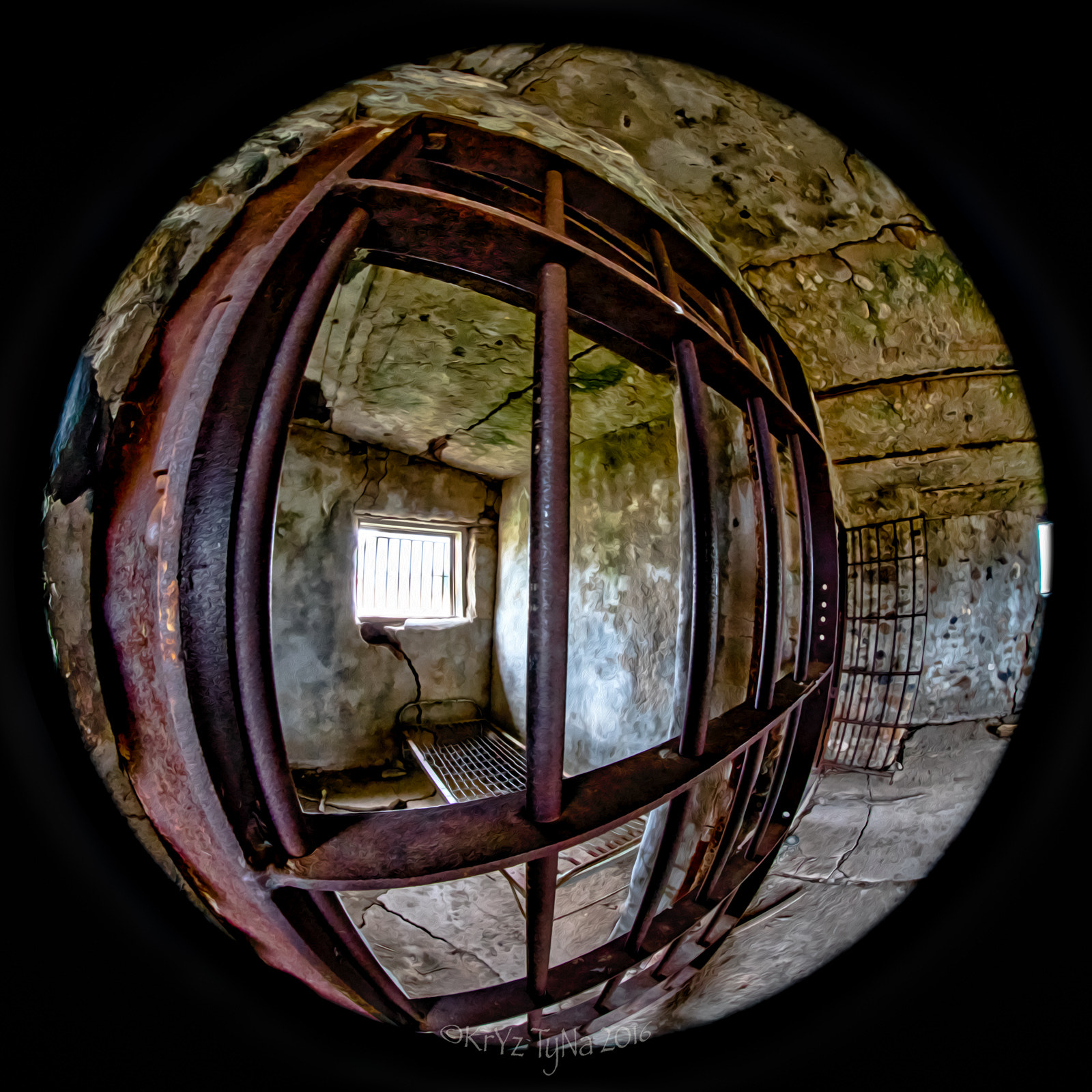 Canon EF 8-15mm F4L Fisheye USM sample photo. The jail part 4 photography