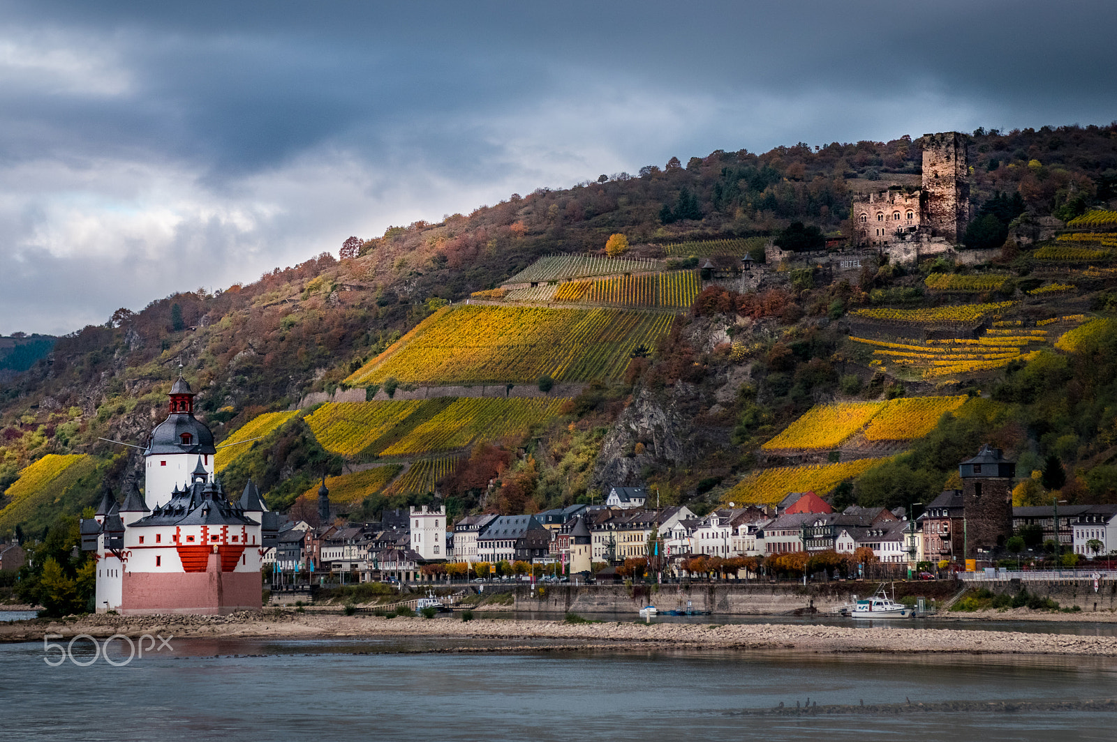 Pentax K-3 sample photo. Castles on the rhine photography