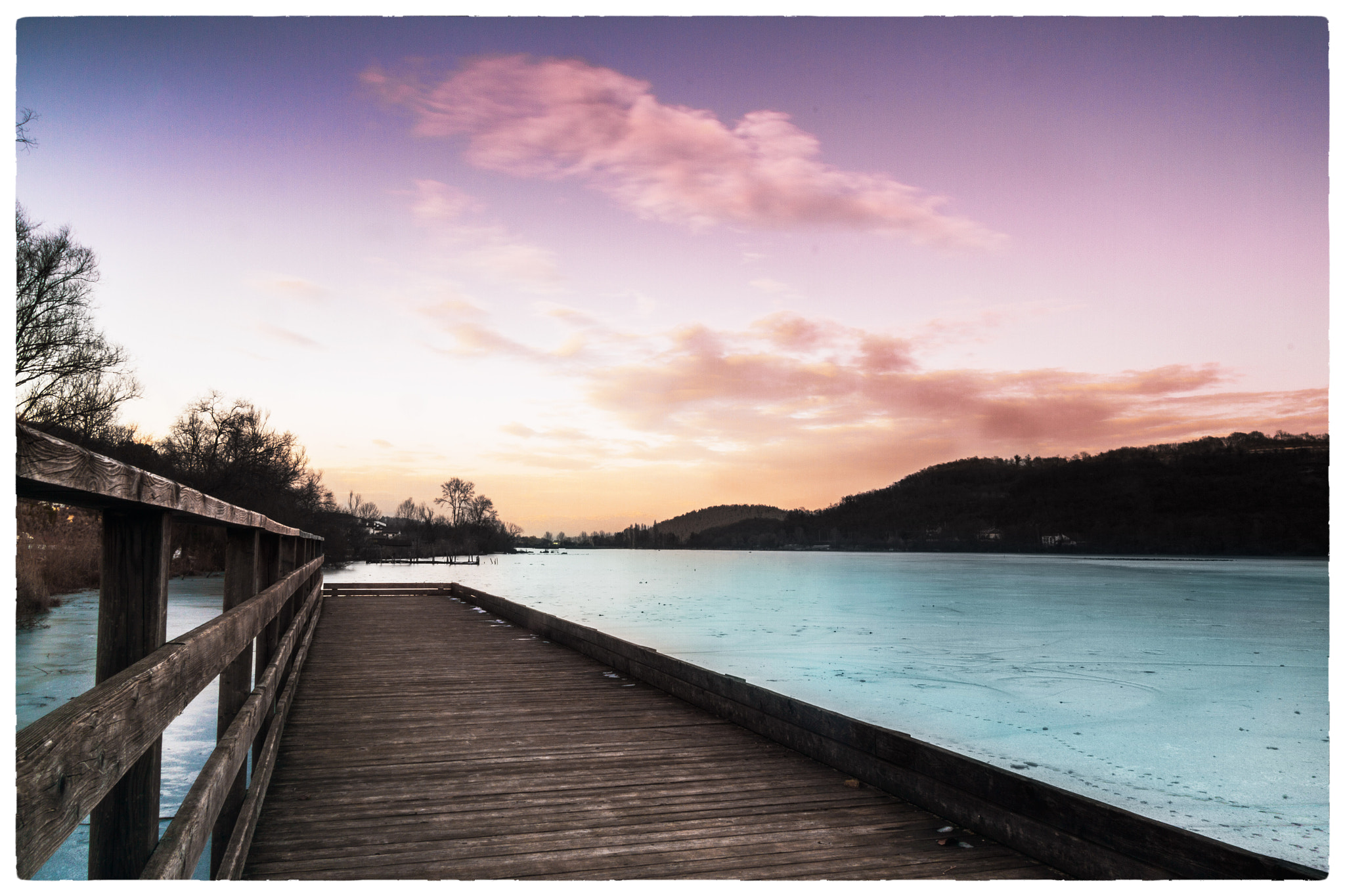 Sigma 18-50mm f/2.8 Macro sample photo. Sunset at the lake photography