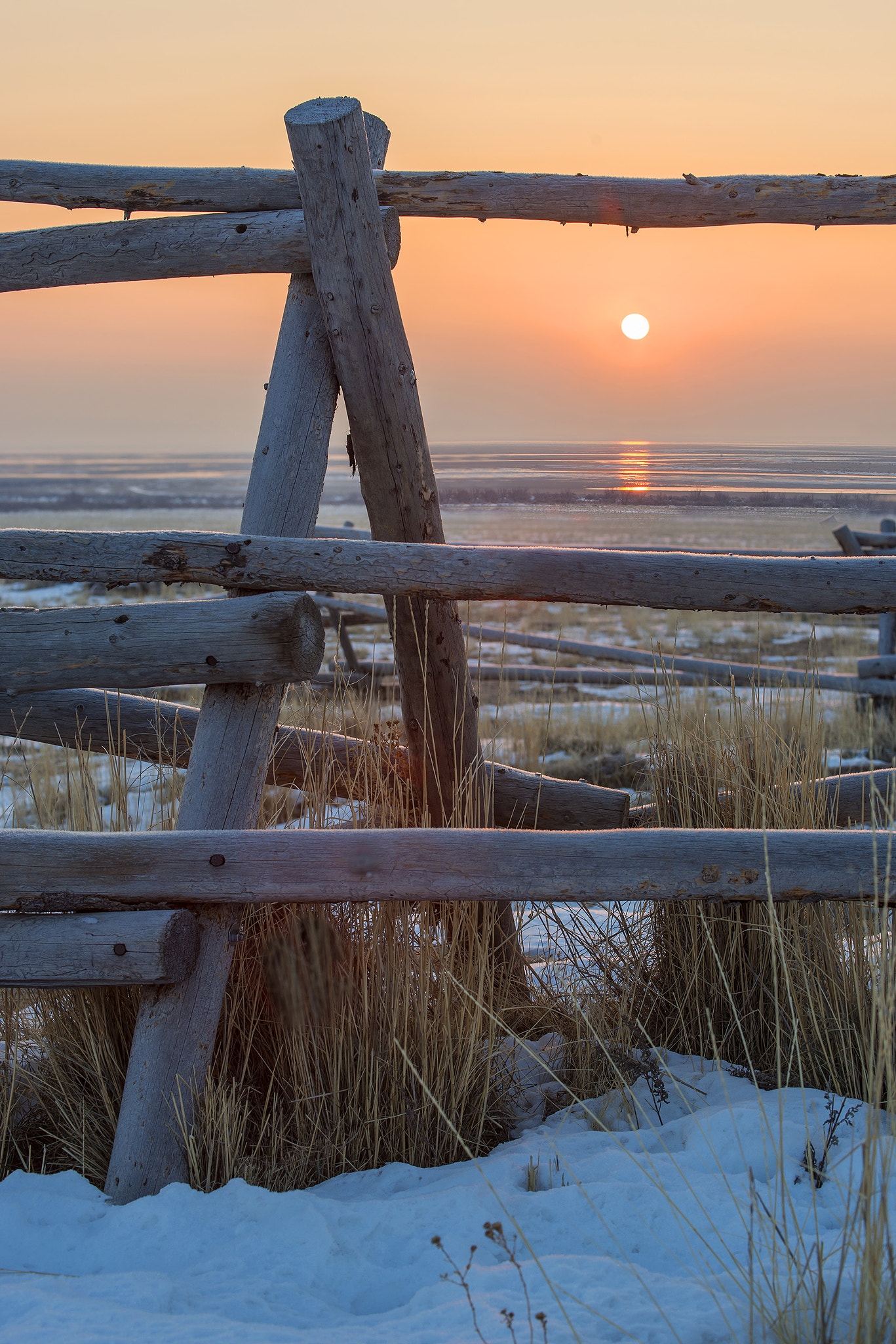 Nikon D800 + Sigma 70-200mm F2.8 EX DG OS HSM sample photo. Smoggy sunrise photography