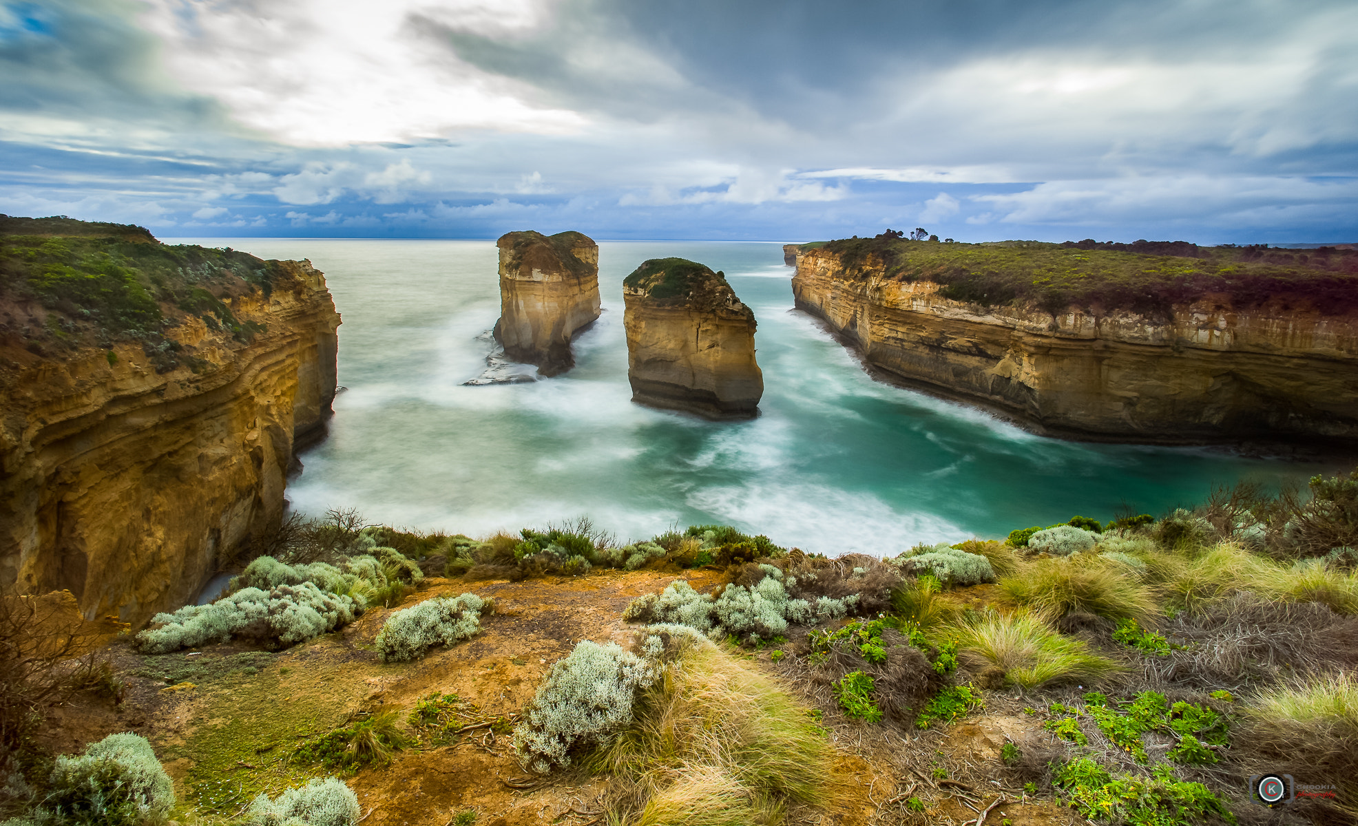 AF Nikkor 18mm f/2.8D sample photo. Two survivos ii great ocean road australia photography