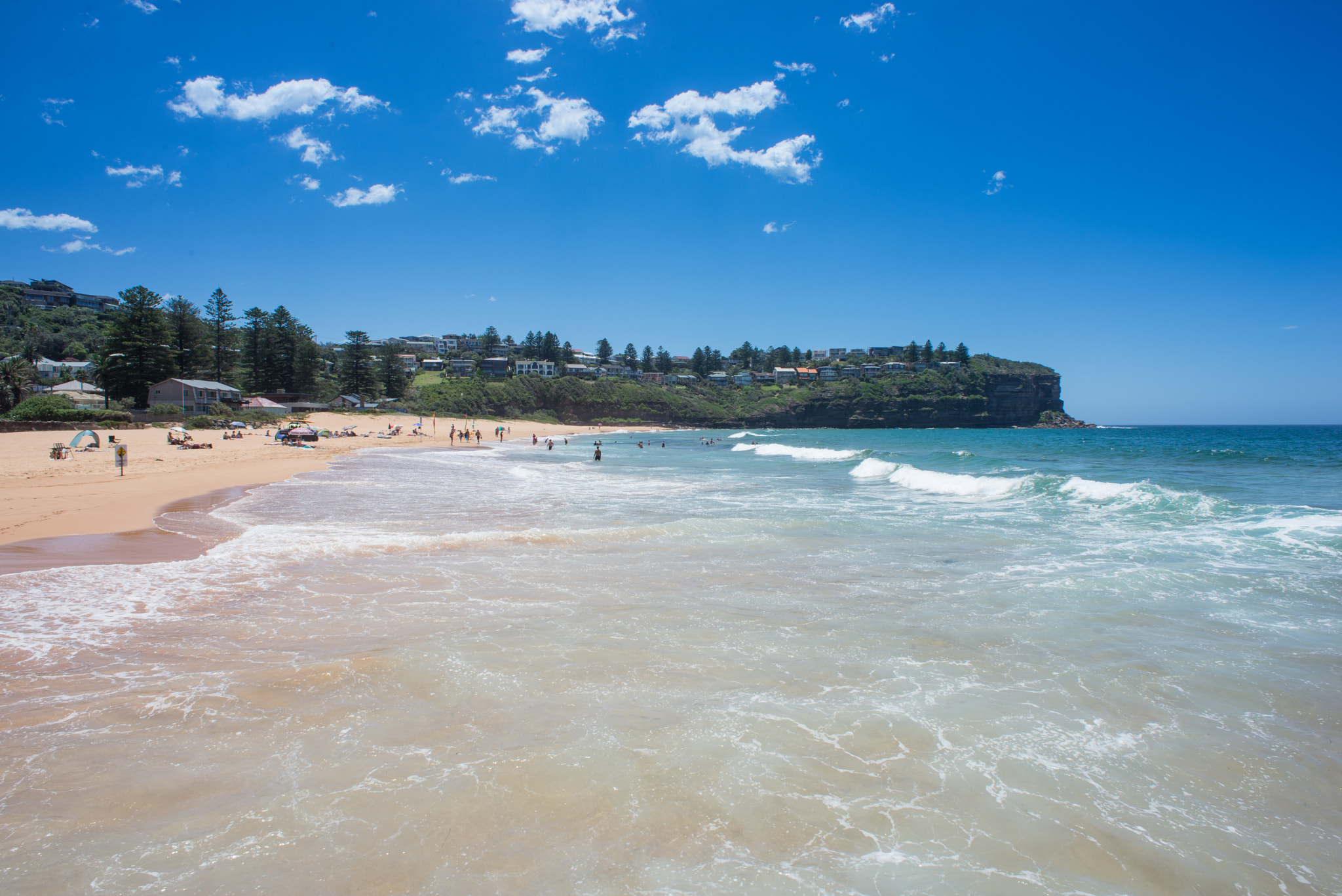 Nikon D610 + Nikon AF Nikkor 20mm F2.8D sample photo. Summer in sydney series - bilgola beach photography