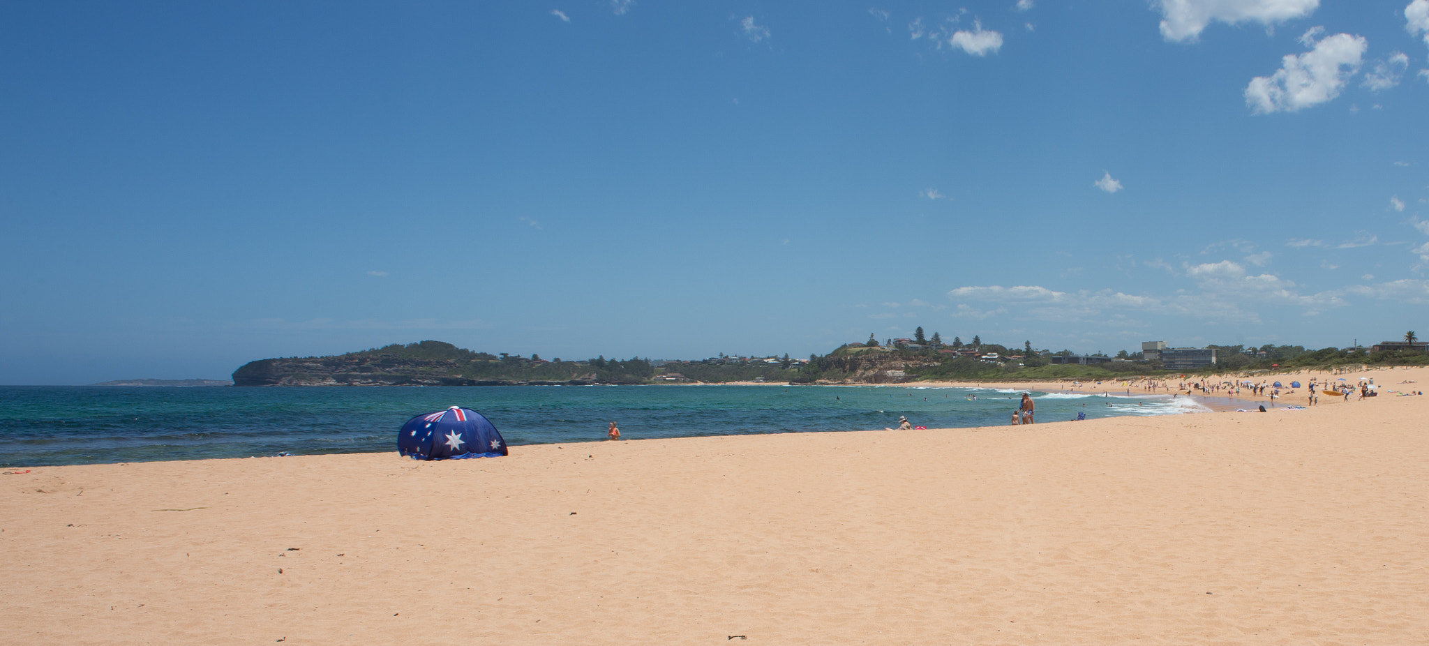 Nikon D610 sample photo. Summer in sydney series - aussie tent at mona vale photography