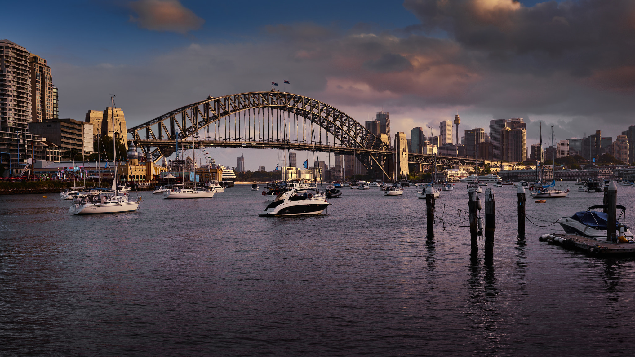 Sony a7R II sample photo. Sydney harbour bridge photography