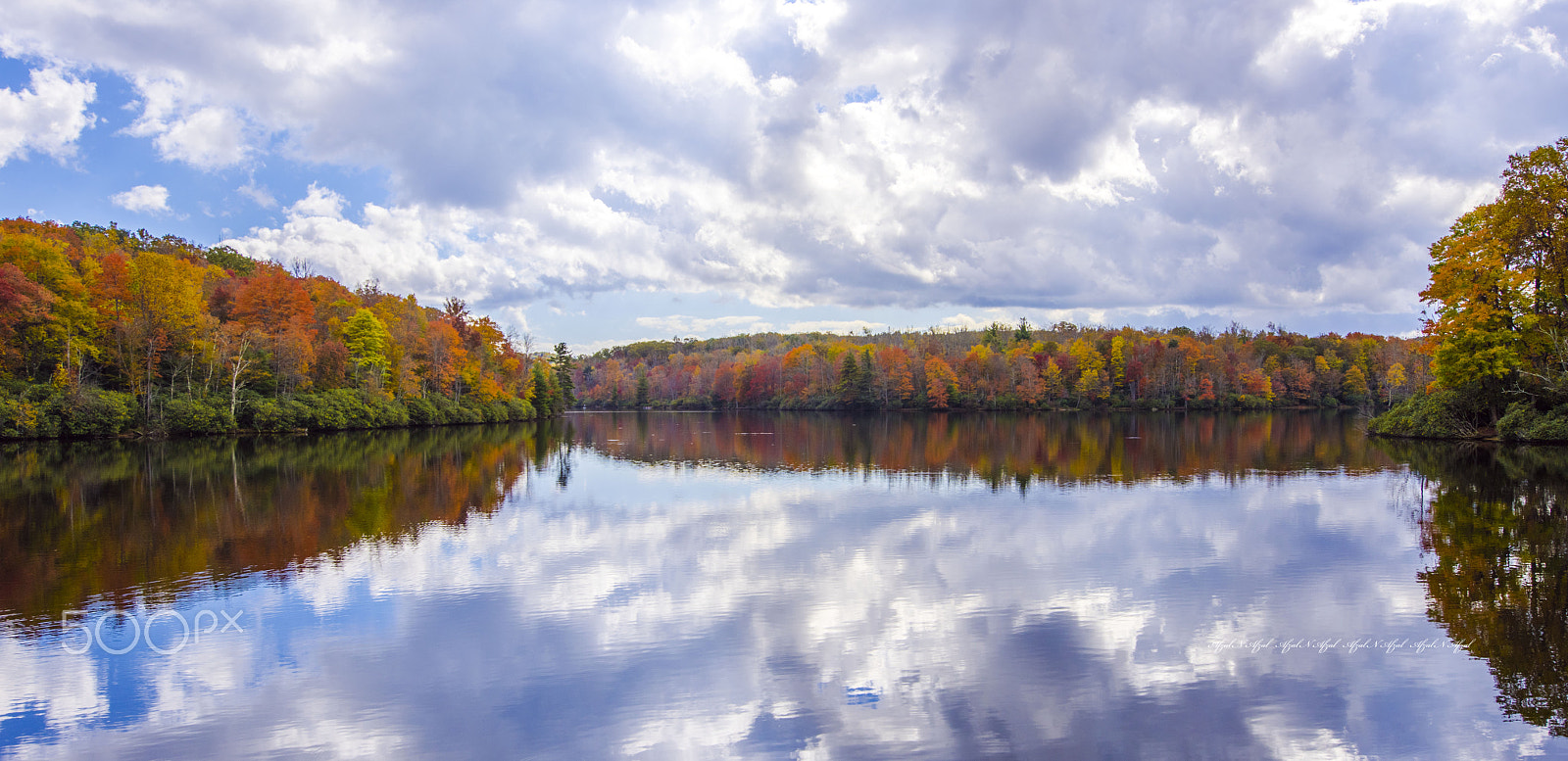 Nikon AF-S Nikkor 17-35mm F2.8D ED-IF sample photo. Autumn reflection photography