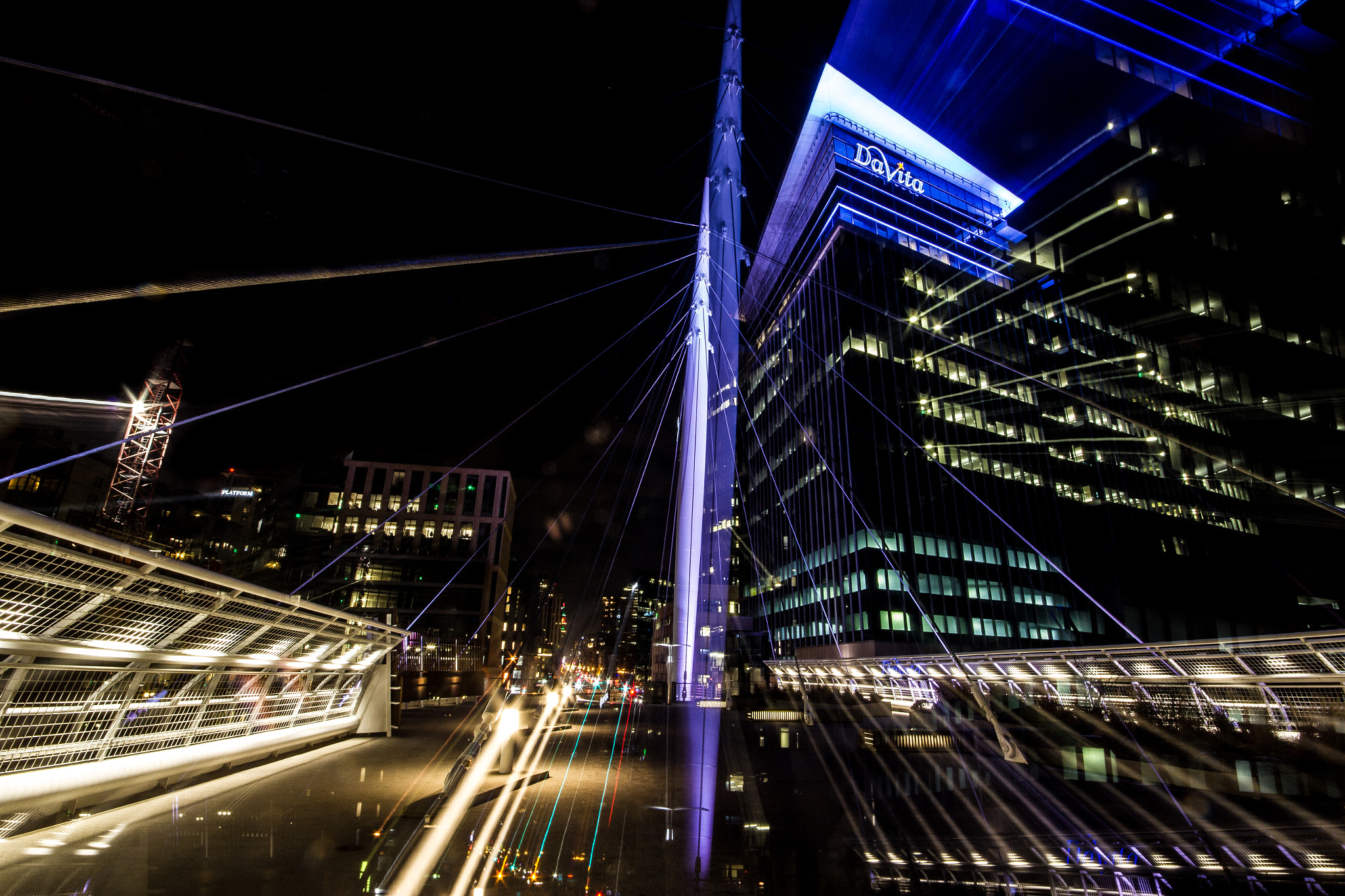 Sigma 10-20mm F4-5.6 EX DC HSM sample photo. Denver lights 2 photography