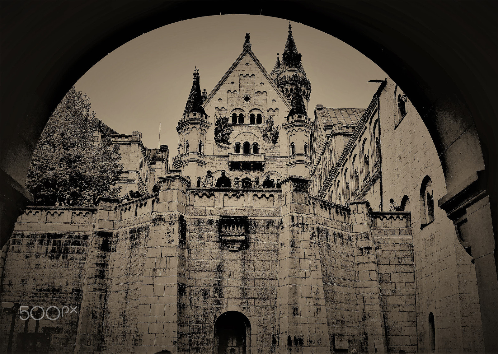 Fujifilm FinePix A800 sample photo. Neuschwanstein castle photography
