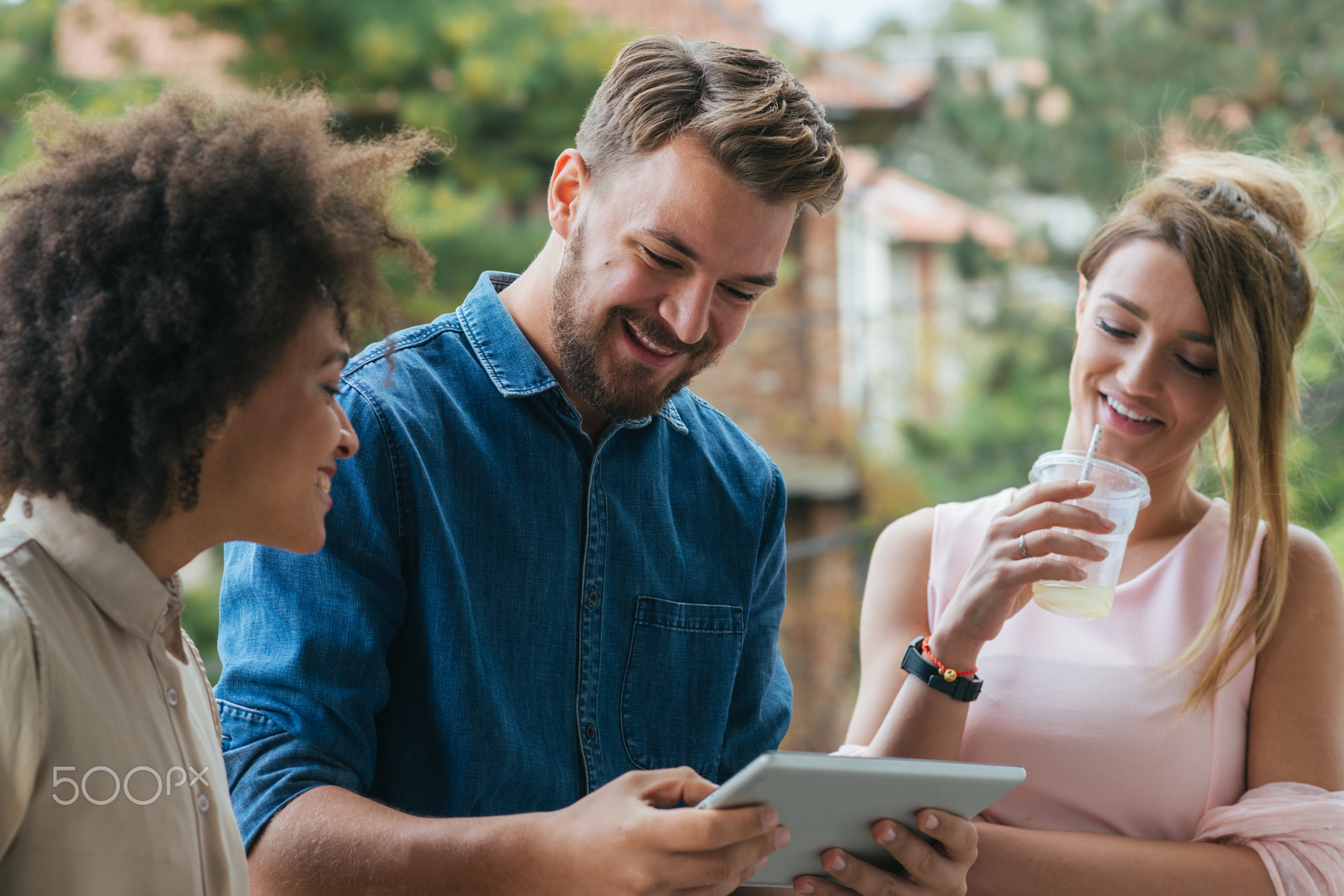 Group of Business People Working Together