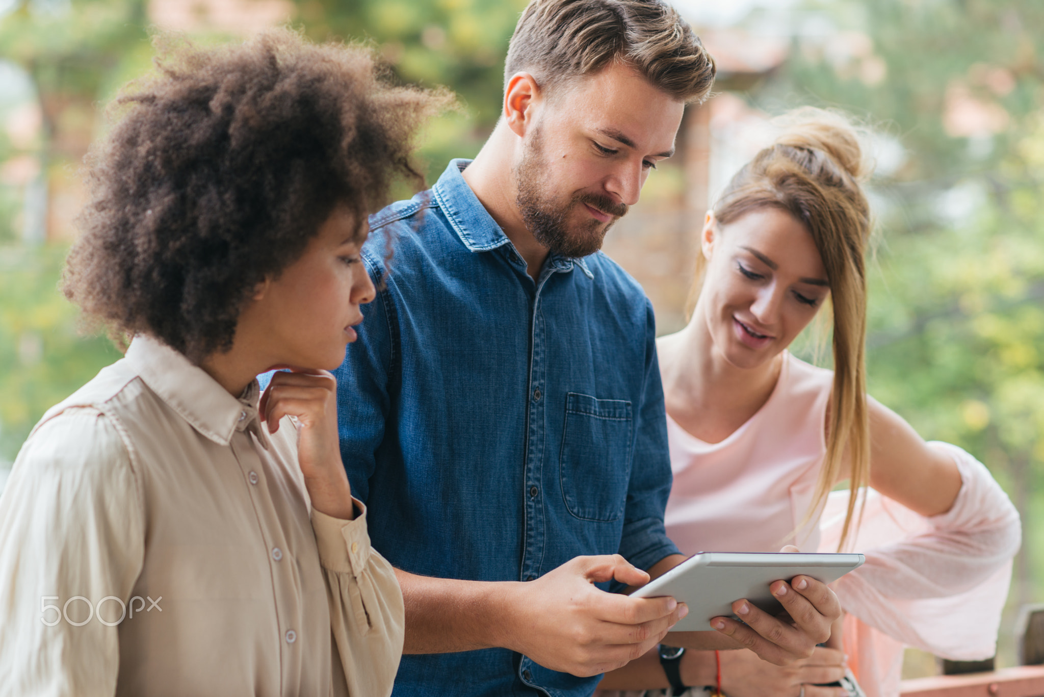 Group of Business People Working Together