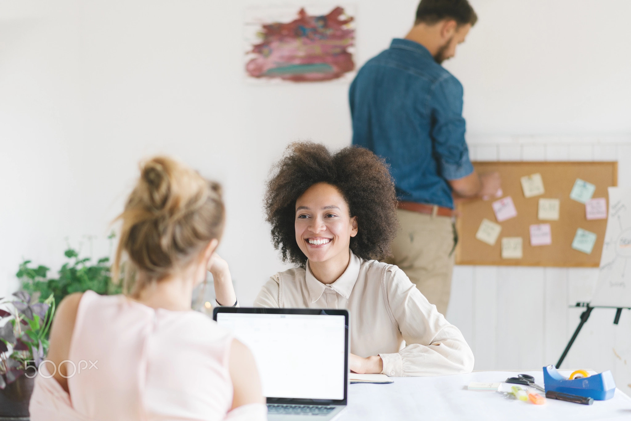 Group of Business People Working Together