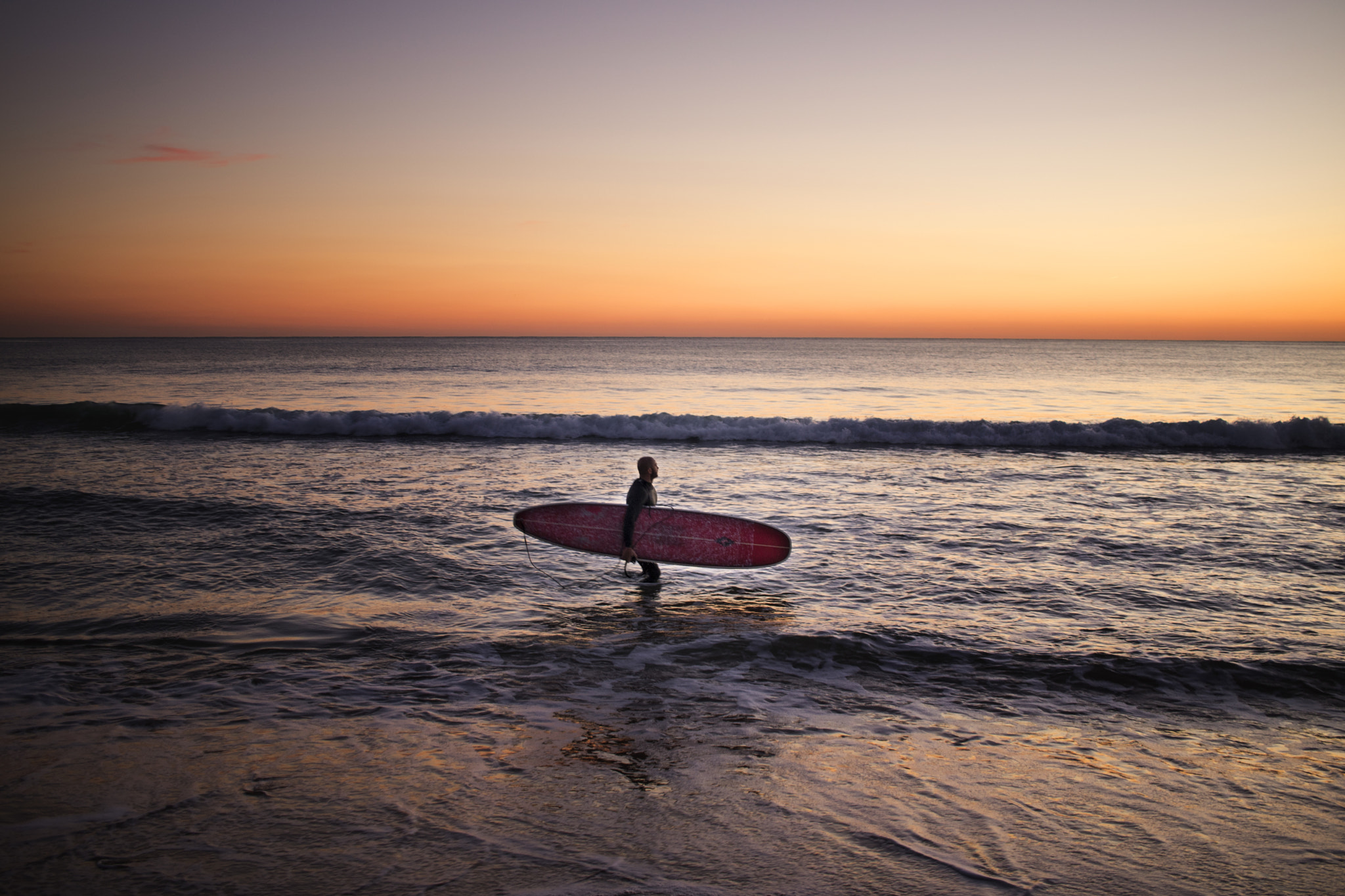 Canon EOS 750D (EOS Rebel T6i / EOS Kiss X8i) sample photo. Sunset surf sesh photography