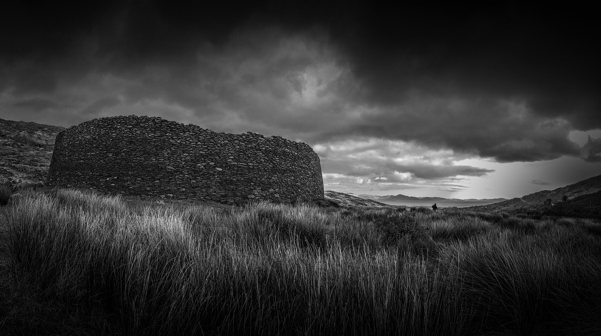 Sigma dp1 Quattro sample photo. Staigue fort (ireland) photography