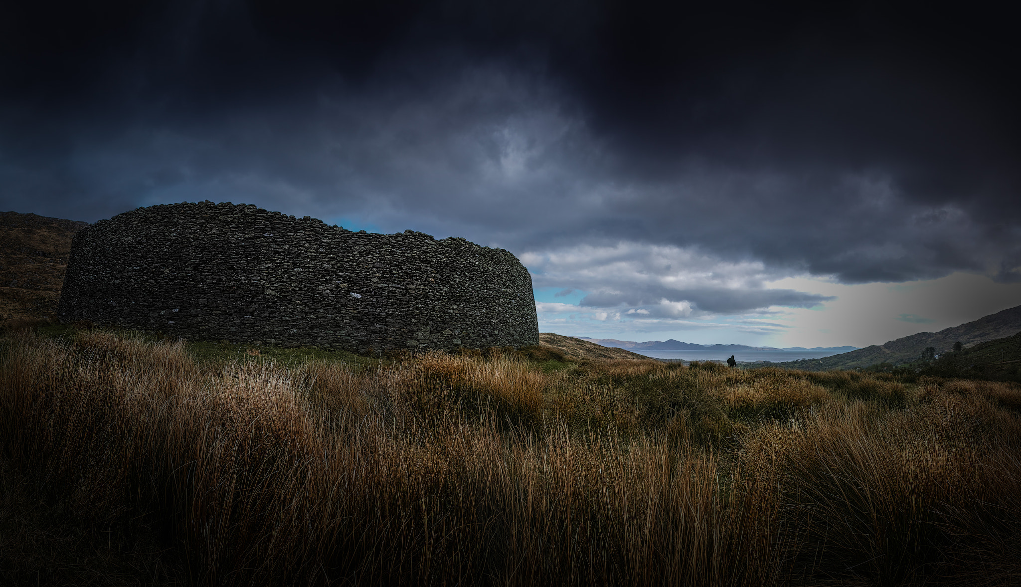 Sigma dp1 Quattro sample photo. Staigue fort (ireland) photography