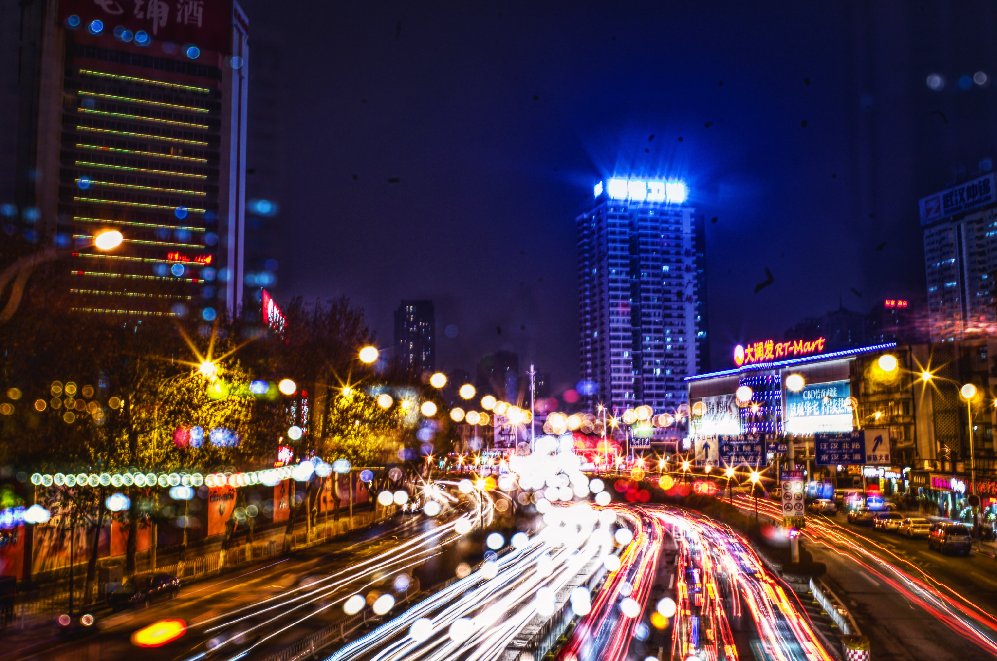 Pentax K-50 sample photo. Double exposure in wuhan. photography