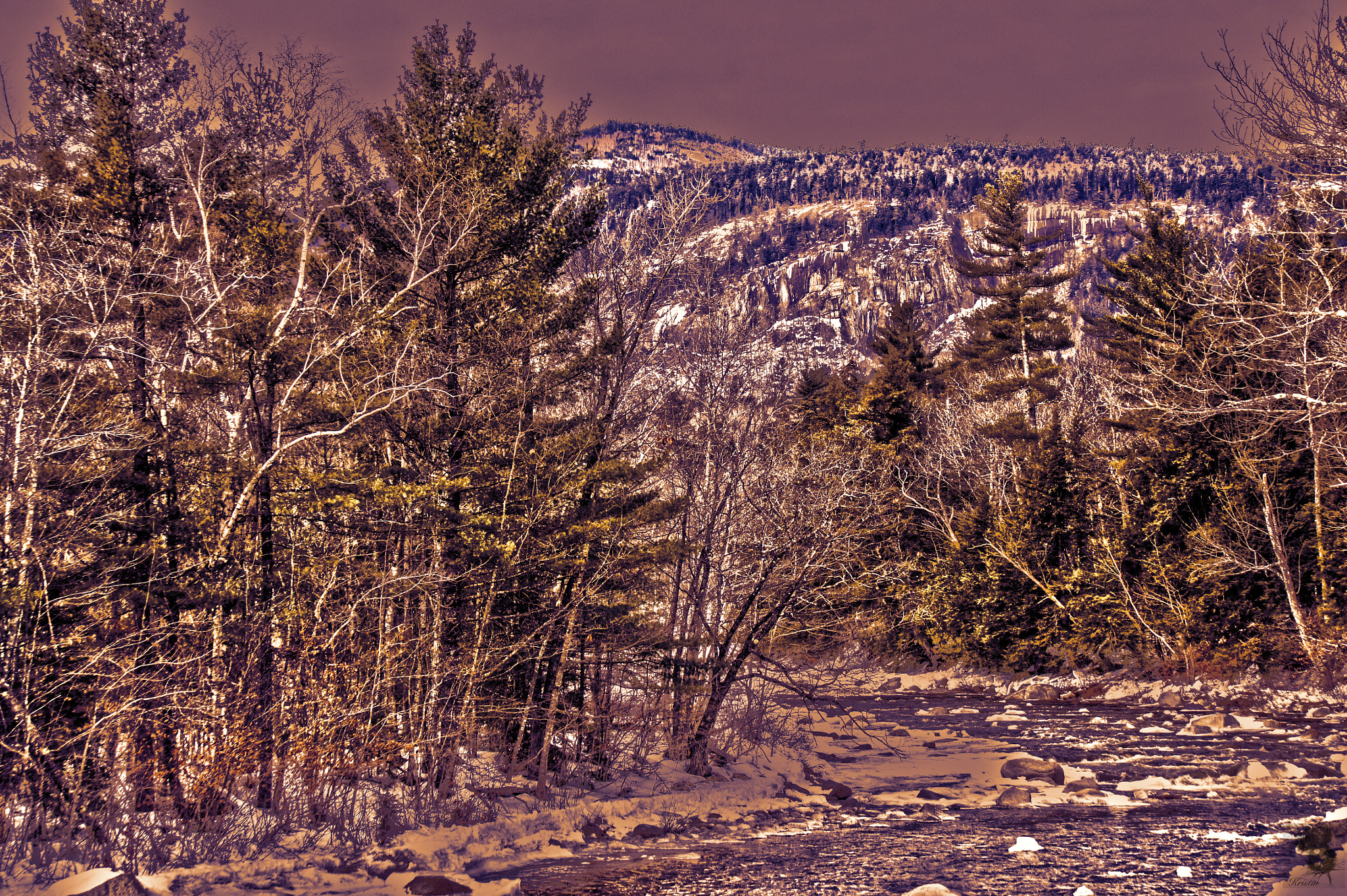 Sony Alpha NEX-3 sample photo. Swift river sunset photography