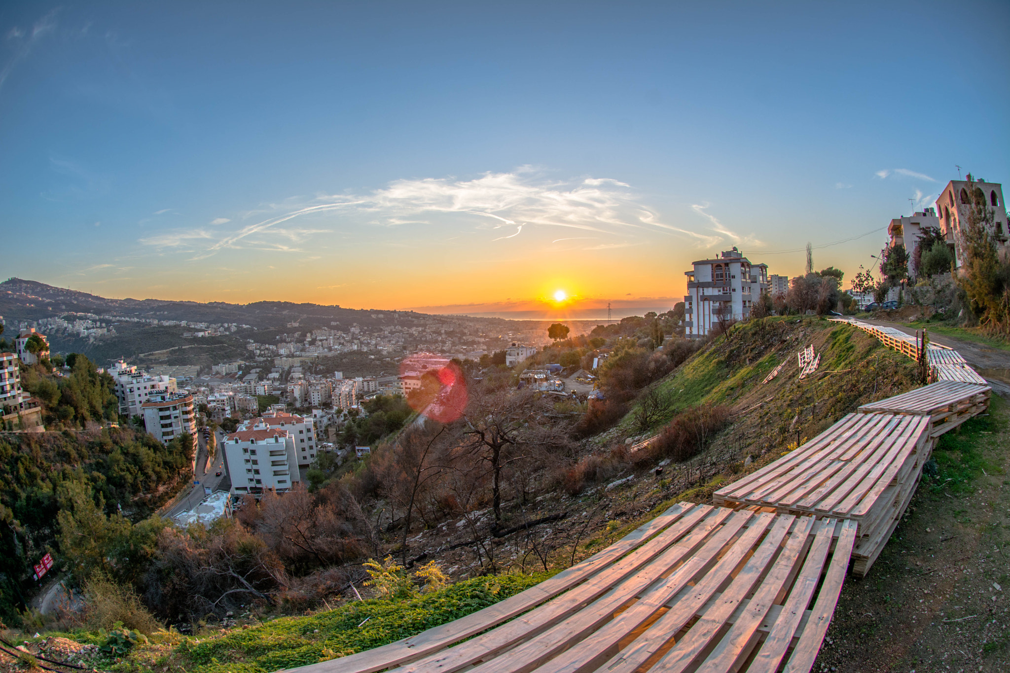 Nikon D7100 + Nikon AF DX Fisheye-Nikkor 10.5mm F2.8G ED sample photo. Baabda - lebanon photography