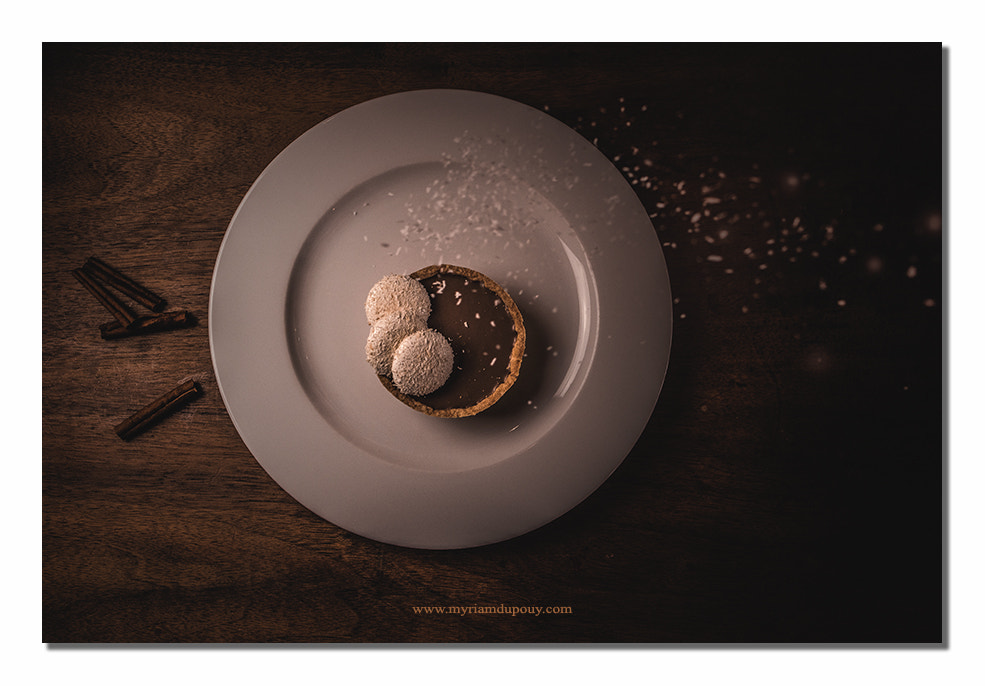 Tamron SP 35mm F1.8 Di VC USD sample photo. Tarte chocolat-coco photography