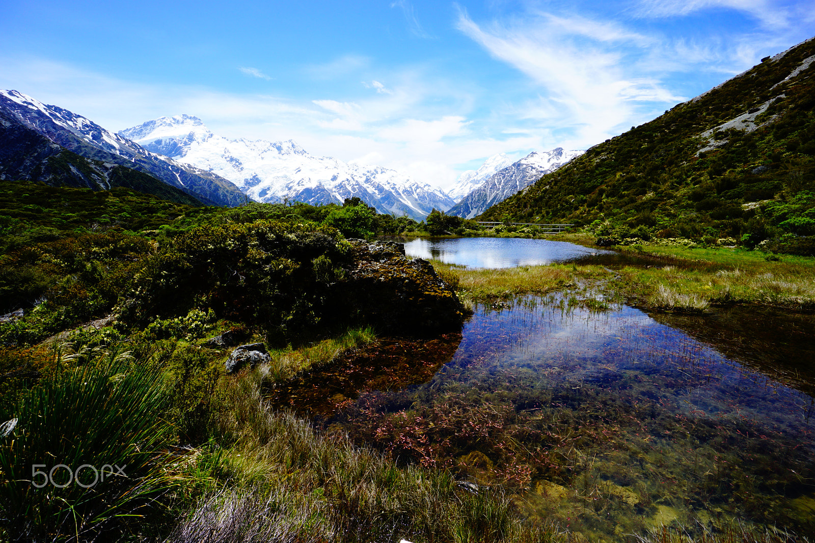 Sony a6000 + Sony E 10-18mm F4 OSS sample photo. Mt cook(red tarns) photography