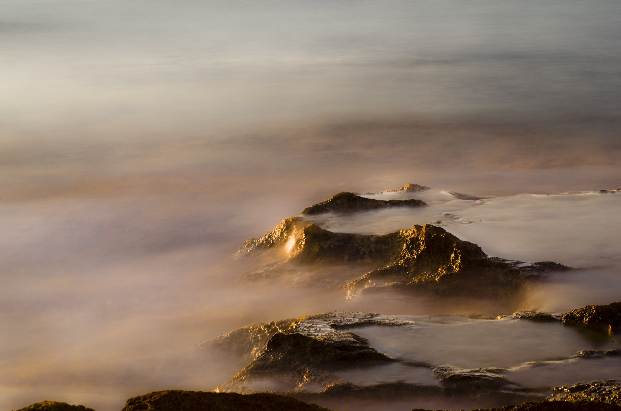 Pentax K-5 + Pentax smc FA 50mm F1.4 sample photo. Soft rocks photography