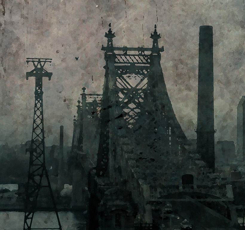 Nikon D70s sample photo. 59th street bridge photography