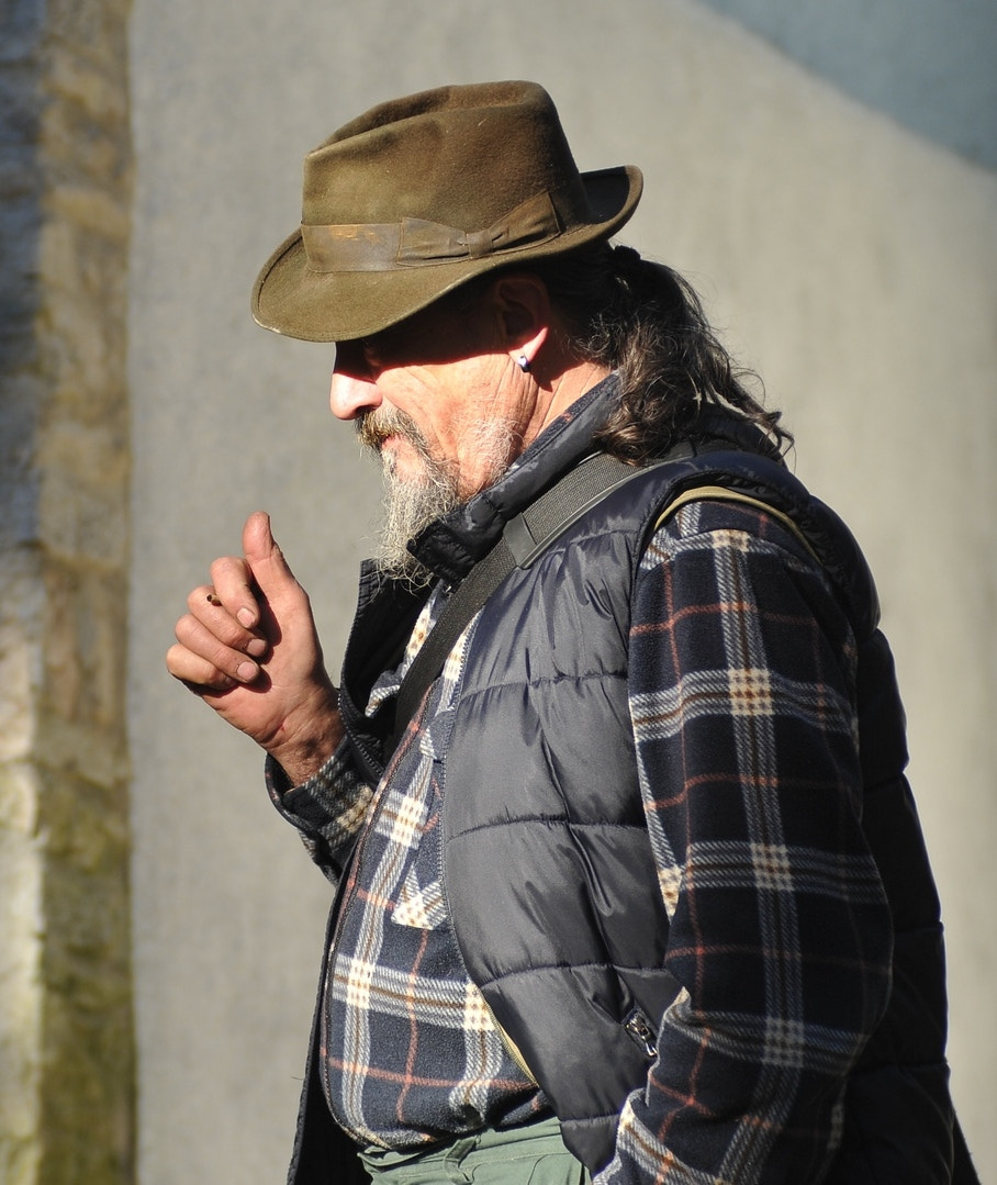 Nikon D3S sample photo. Old man photography