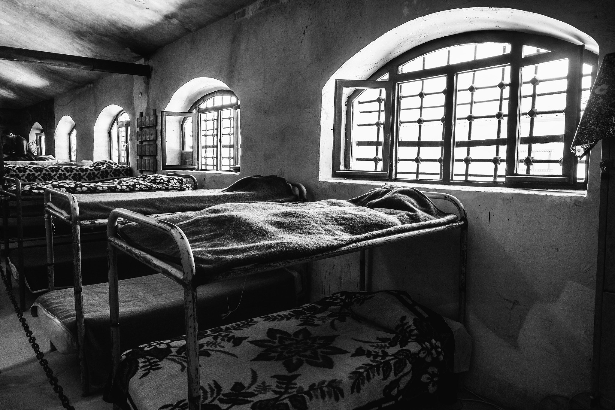 Samsung NX mini sample photo. Prison dormitory photography