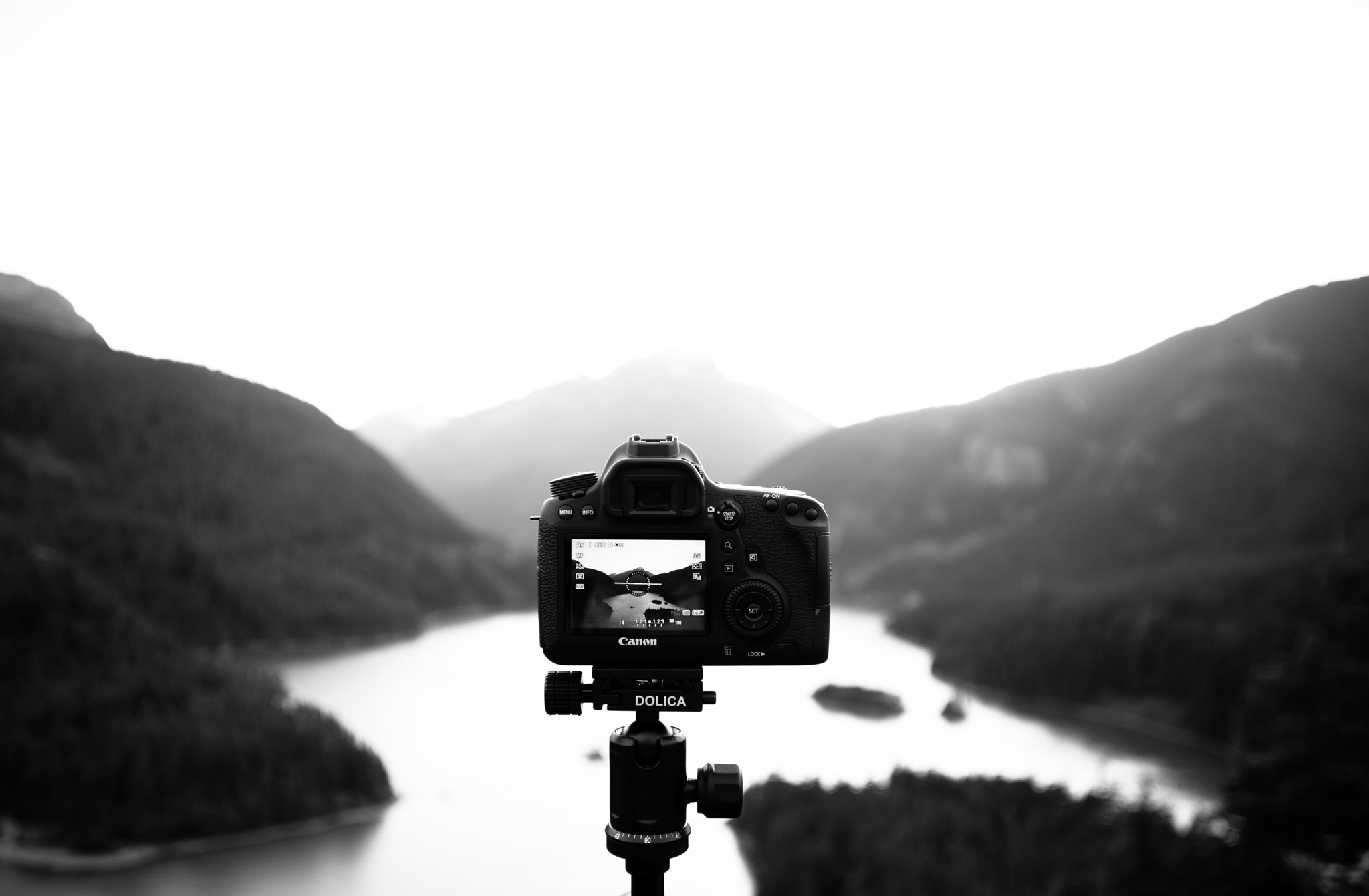 Nikon AF Nikkor 24-85mm F2.8-4D IF sample photo. Landscape in black and white photography