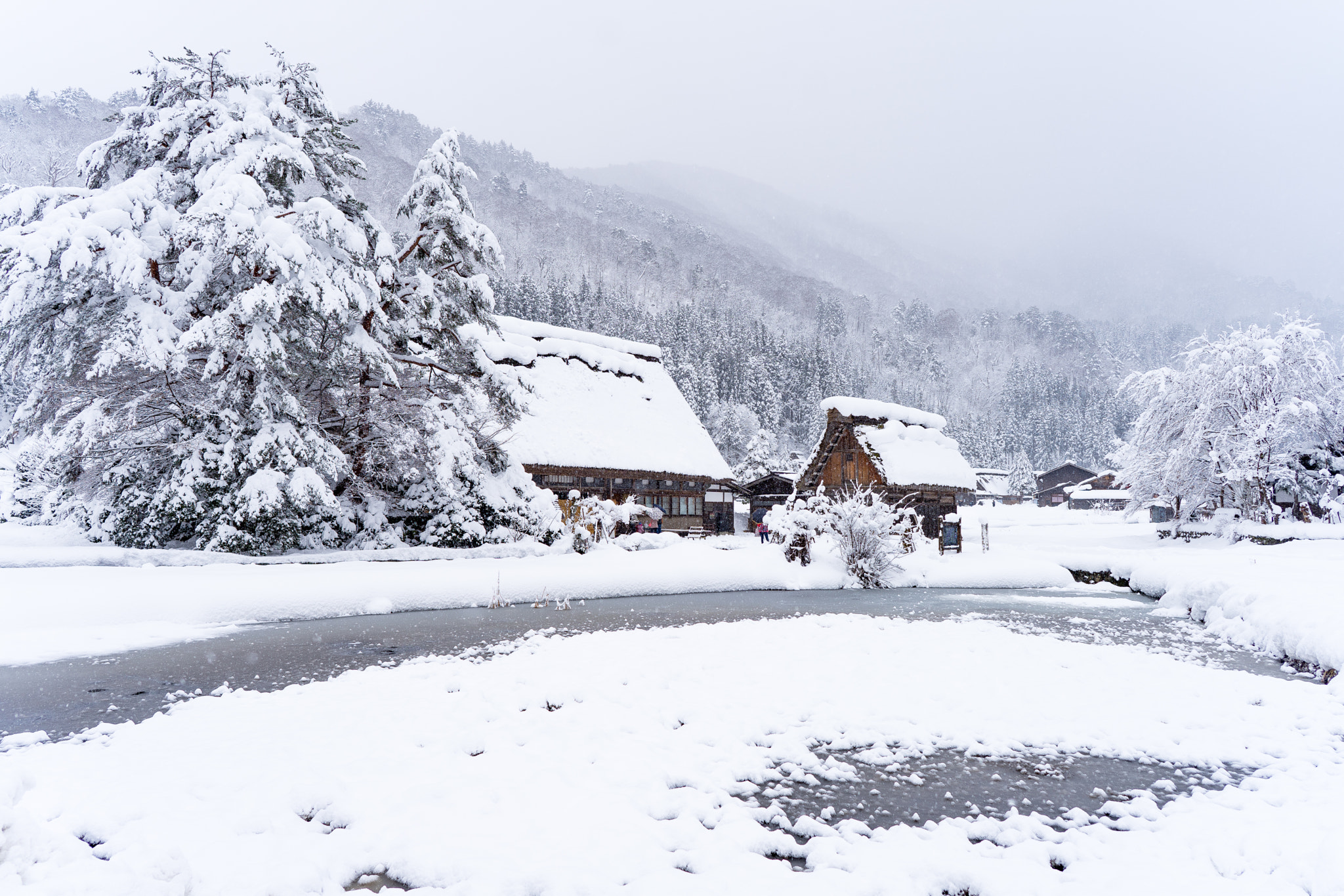 Sony a7 II sample photo. Shirakawa-go photography