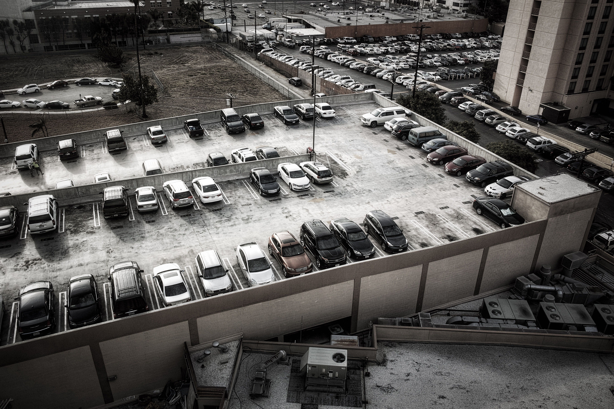 Sigma dp1 Quattro sample photo. Parking in los angeles photography
