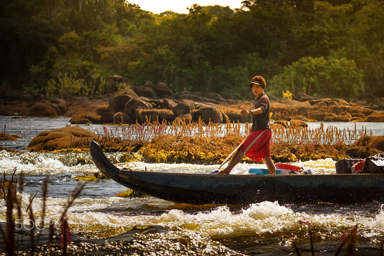 Sony a6000 + Sony FE 70-200mm F4 G OSS sample photo. River boy photography