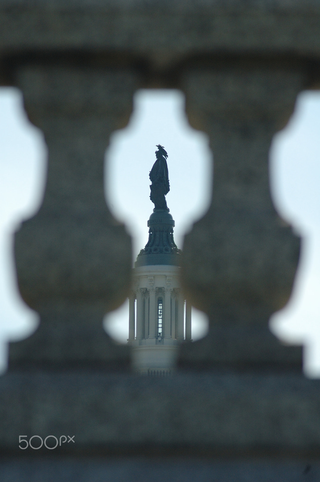 AF Zoom-Nikkor 70-300mm f/4-5.6D ED sample photo. Statue of freedom photography