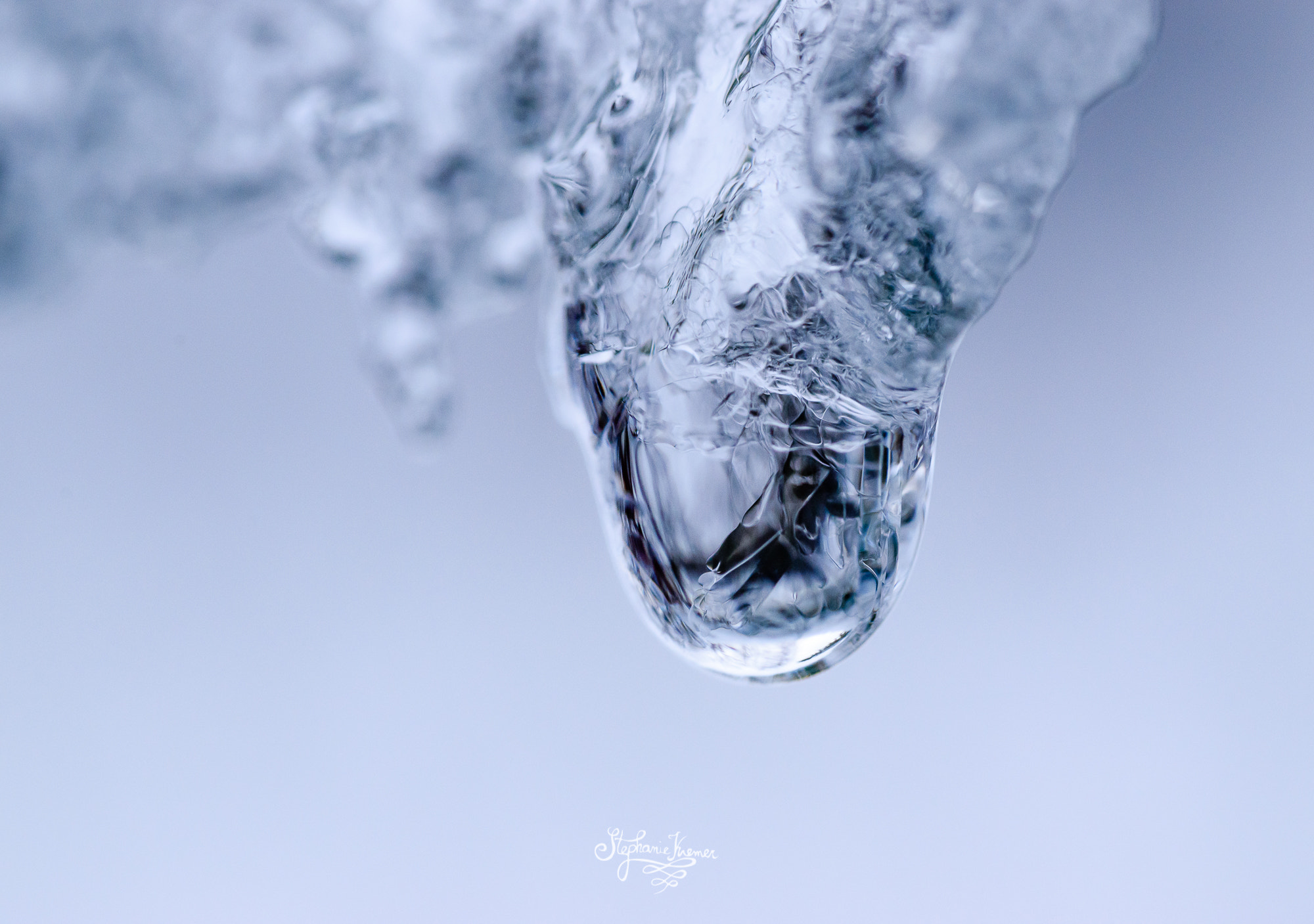 Nikon D5500 + Tokina AT-X Pro 100mm F2.8 Macro sample photo. Ice photography