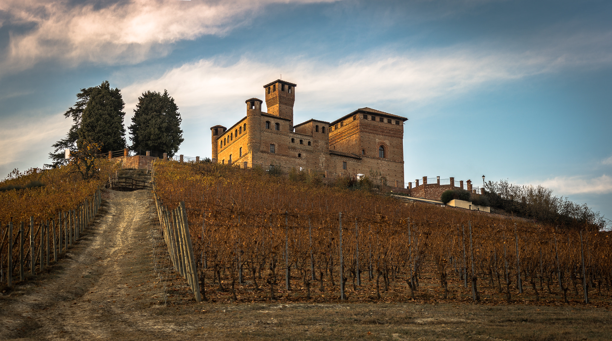 Sigma 70-300mm F4-5.6 APO DG Macro sample photo. Castello di grinzane photography