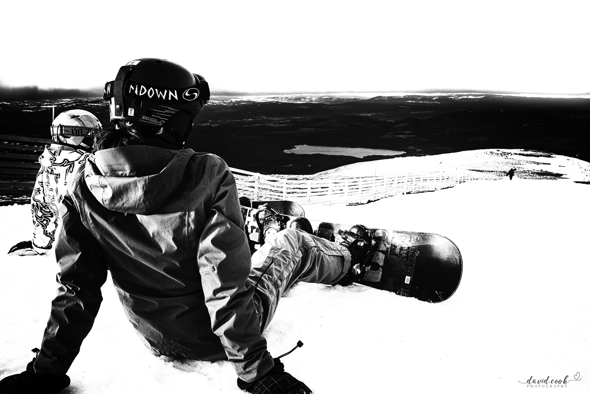 Nikon D610 sample photo. Snowboard b&w photography