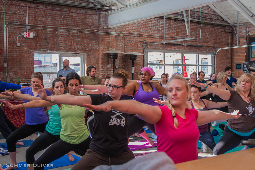 Canon EOS 40D + Canon EF 17-40mm F4L USM sample photo. Yoga events photography