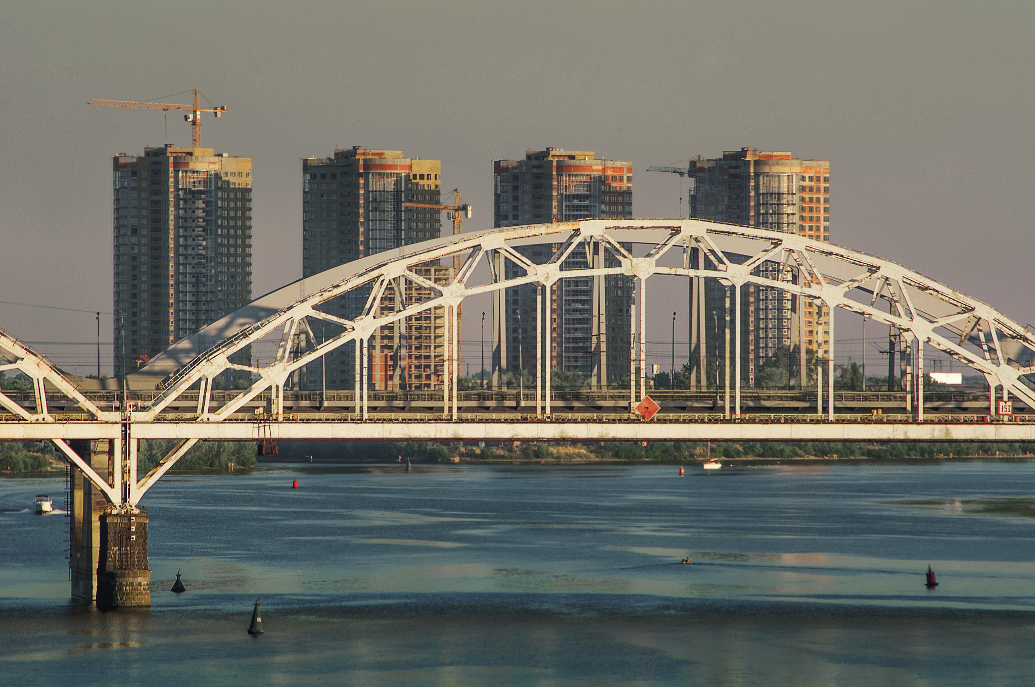 smc PENTAX-F 70-210mm F4-5.6 sample photo. Darnytskyi bridge photography