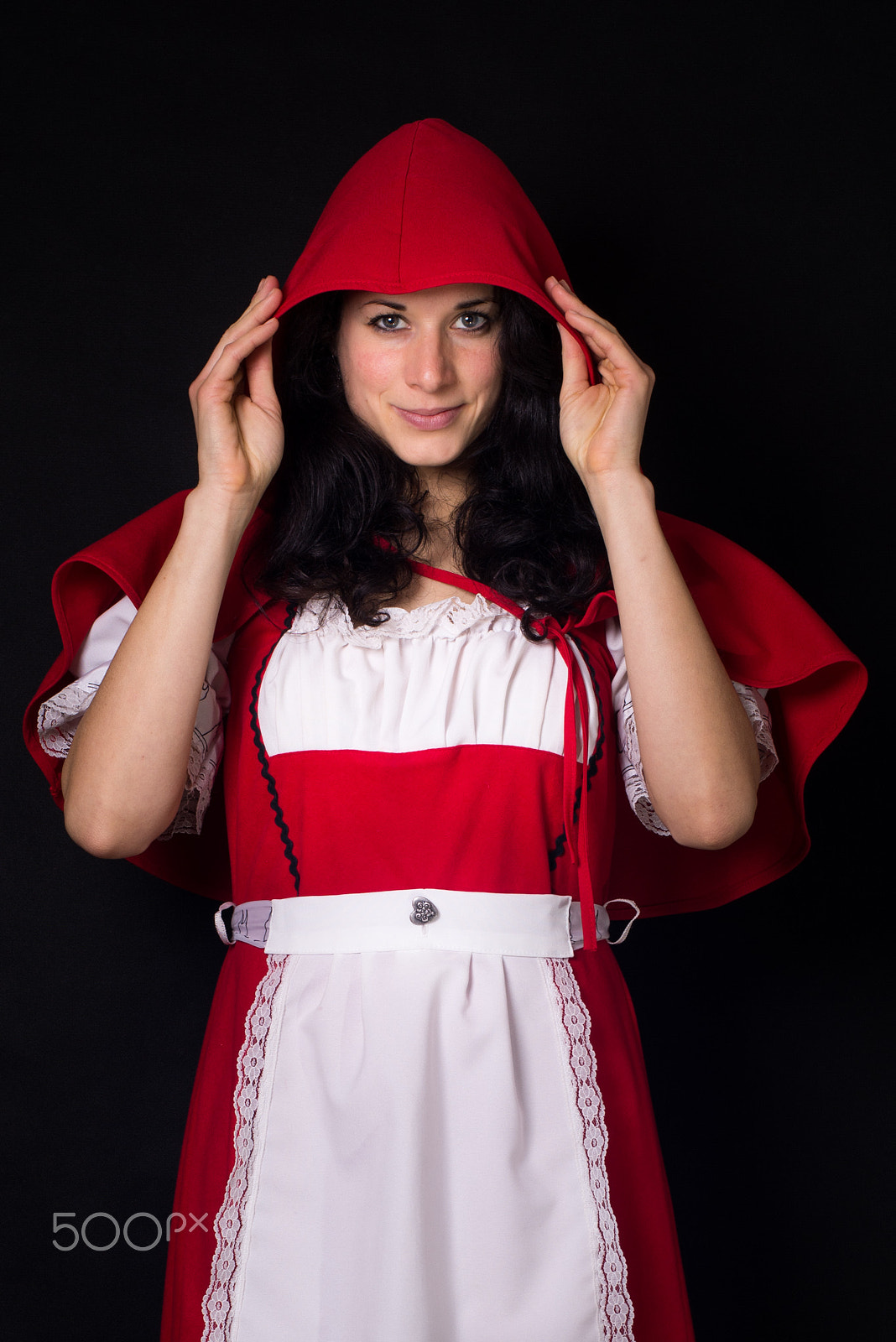 Nikon D610 sample photo. Red hiding hood photography